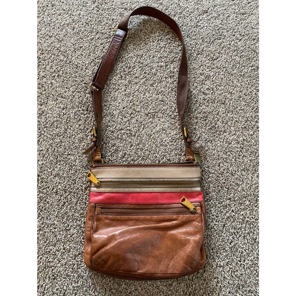 Fossil Handbags - Fossil Leather Crossbody Purse